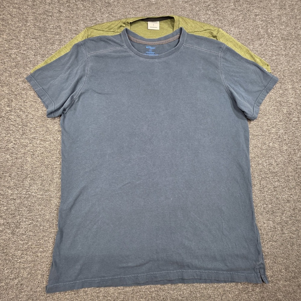 Gymshark + Kuhl Wildfibre Bravado T Shirt Cotton Hiking Outdoor ShortSleeve Sz L
